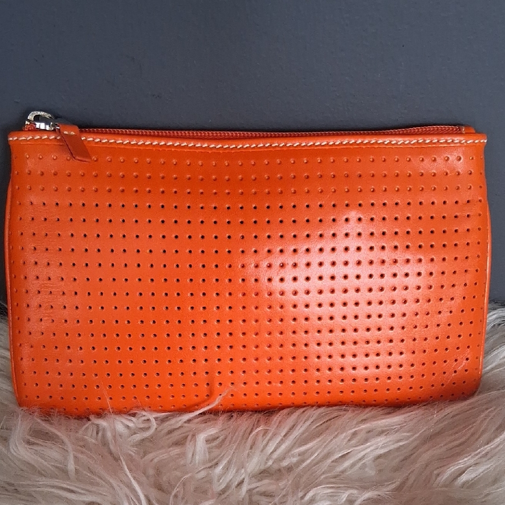 Lambertson Truex Leather Cosmetic Bag